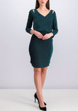 Calvin Klein Metallic Knit BloUSon Dress