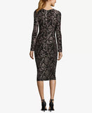 Betsy & Adam Petite Glitter-Print Sheath Dress