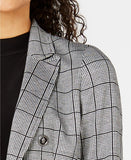 Kasper Open-Front Double-Breasted Blazer
