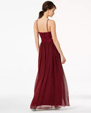 Speechless Juniors' Sequined Lace Infinity Gown