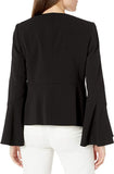 Nine West Flounce-Sleeve Blazer
