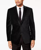 Alfani Deep Black Mens Velvet Blazer