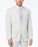 Sean John Men's Classic-Fit Stretch Gray Stripe Seersucker Suit Jacket