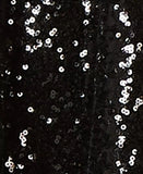 B Darlin Juniors' Sequined V-Back Fit & Flare Dress