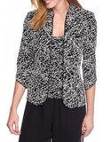 Alex Evenings Printed Jacket And Shell Set