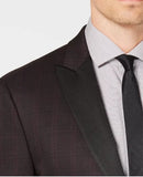 Ryan Seacrest Distinction Mens Modern- Fit Check Dinner Jacket