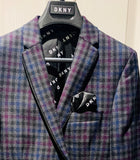 DKNY Big Boys Plaid-Print Jacket
