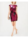 Adrianna Papell Sequined Sheath Dress