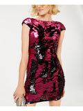 Adrianna Papell Sequined Sheath Dress