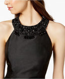 Adrianna Papell Rhinestone High-Low Dress