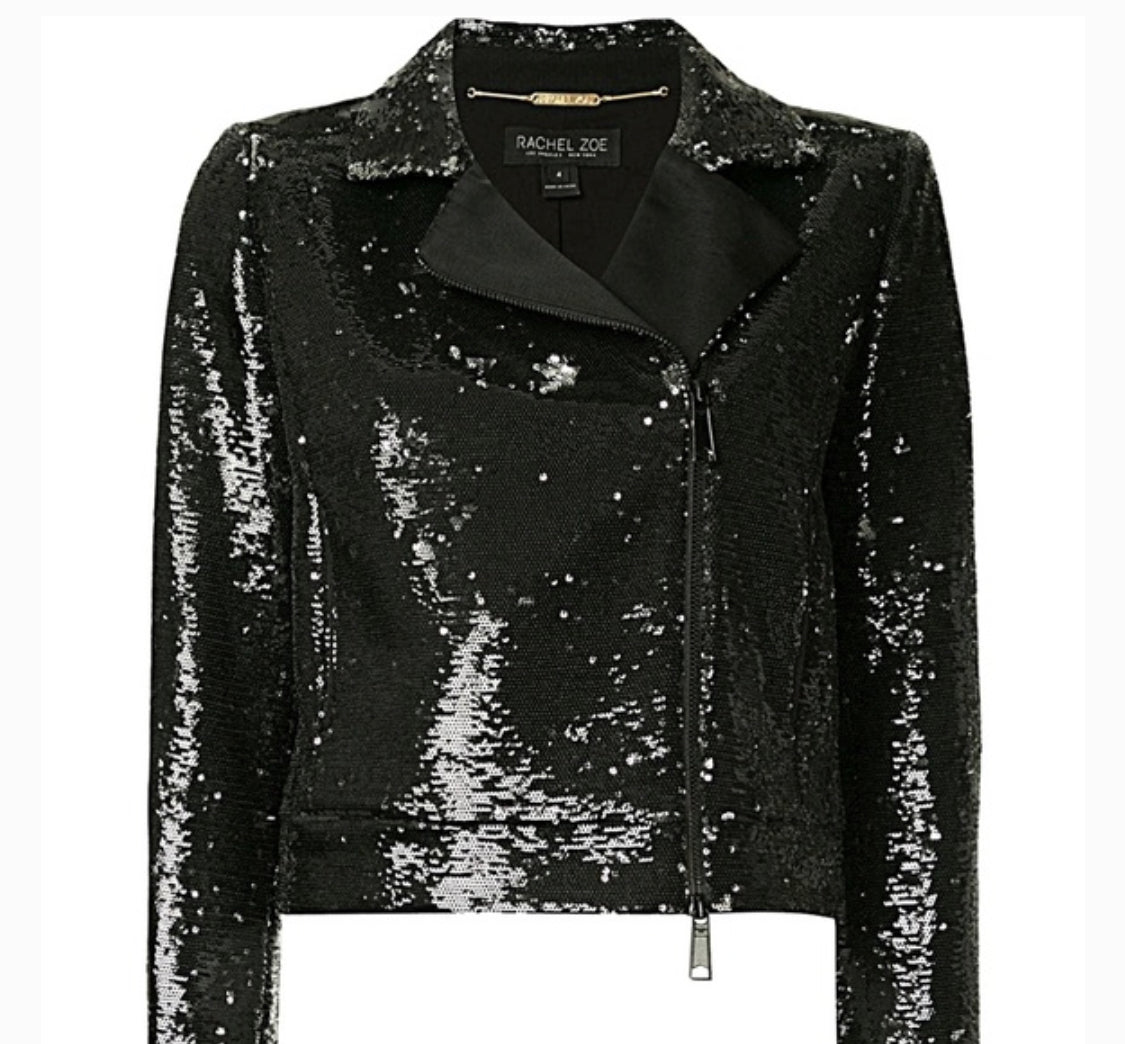 Rachel zoe sequin jacket hotsell