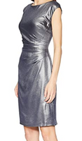 Ralph Lauren Galaxy Foil Becca Cap Sleeve Day Dress