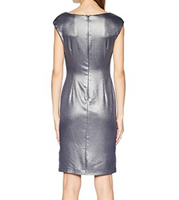 Ralph Lauren Galaxy Foil Becca Cap Sleeve Day Dress