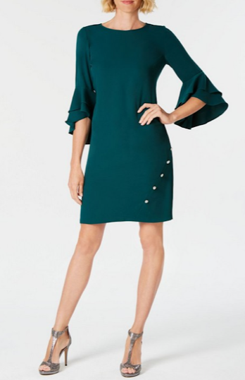 Msk Womens Party Crepe Cocktail Dress
