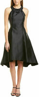 Adrianna Papell Rhinestone High-Low Dress